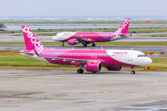 Japan’s largest low-cost airline, Peach.