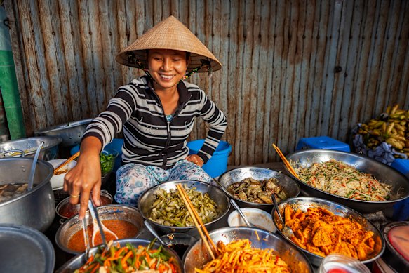 Central Vietnam street food.