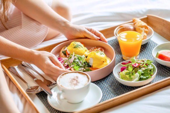 Hotel room service meals are becoming obsolete with the rise of food delivery apps.