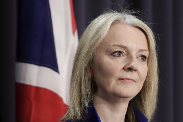 UK Secretary of State for International Trade, Liz Truss.