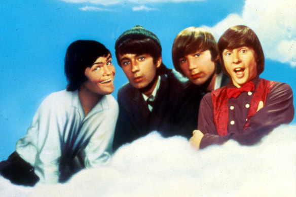 The Monkees from left: Micky Dolenz, Michael Nesmith, Peter Tork and Davy Jones.