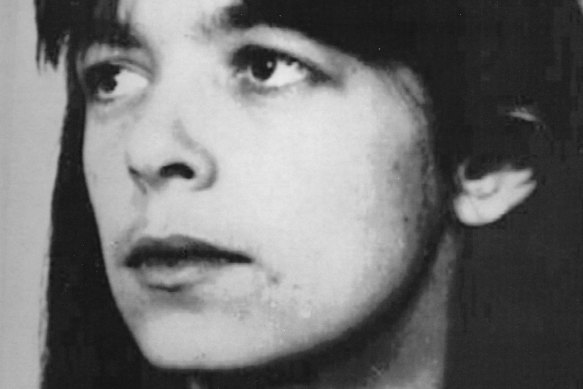 A 1988 portrait of RAF (Red Army Faction) member Daniela Klette, handed out by German police in 1993.