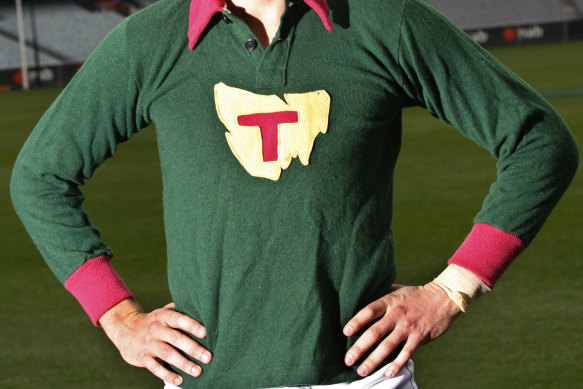 The famous Tasmanian guernsey.