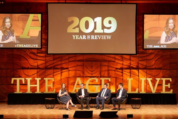 The Age Live 2019 Year in Review on Monday night at the Melbourne Recital Centre.