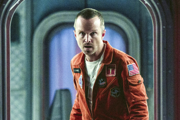 Aaron Paul in the Beyond The Sea episode of Black Mirror.