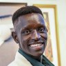 Proud father Peter Bol.