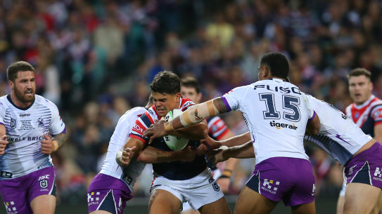 Roosters superstar Latrell Mitchell is backing the premiers to find yet another level in the NRL grand final.