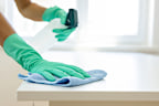 The best way to use microfibre cloths is to fold them in four and then when one side gets dirty flip to a clean side.