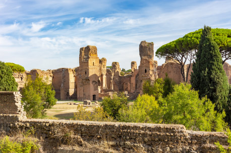 The Baths of Caracalla.