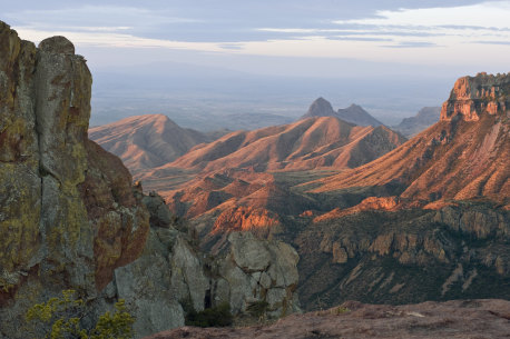 Texas’ Big Bend National Park sits along the border of Mexico.