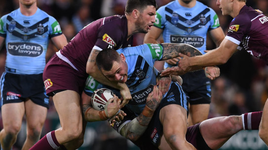 David Klemmer produced a mammoth effort to play the first 40 minutes without a break.