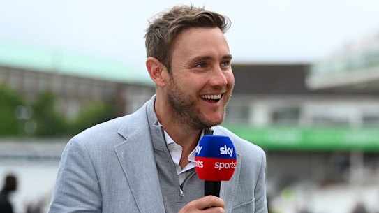 Former England fast bowler Stuart Broad.