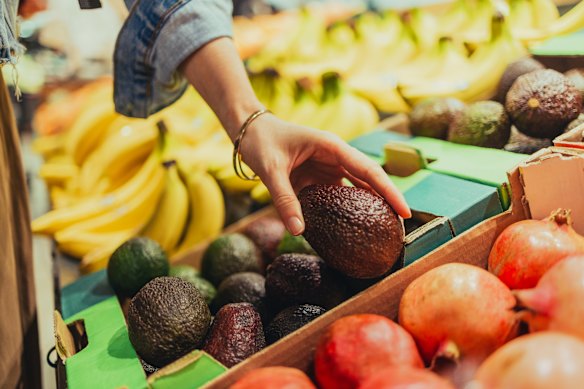 When supermarket shopping, start in the fresh produce aisle, advises Alice Zaslvasky. 