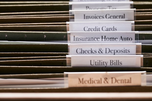 File folder documents important