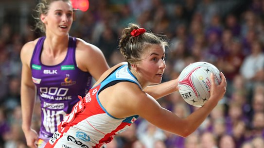 The Swifts trained to face up against the Adelaide Thunderbirds in the first game, only for the draw to be changed last-minute to the Giants after the border closures. 