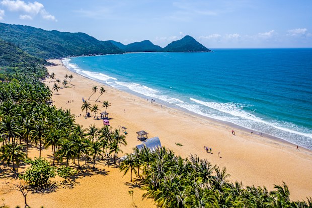 Aerial photography Of Coastline, Hainan, China