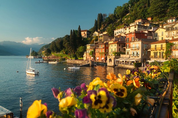Lake Como in Italy, which is a popular country Aussies visit.