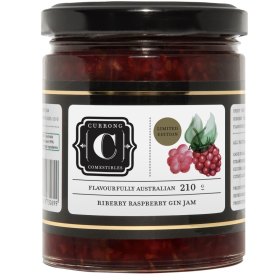 Riberry Raspberry Gin Jam by Currong Comestibles.