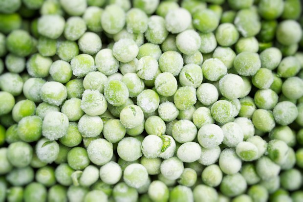 A stock image of frozen peas