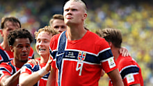 Erling Haaland delivered for Norway in their win over Brazil.