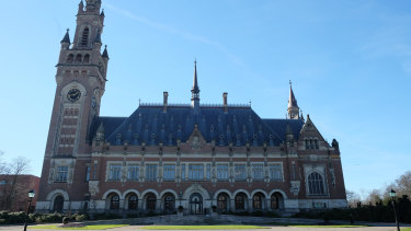 The International Court of Justice in the Hague, Netherlands.