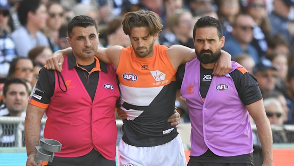 The Giants have had a series of injuries to key players, including co-captain Callan Ward back in round four.