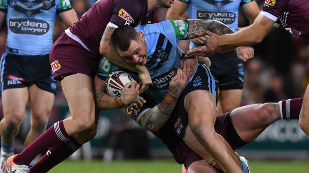 David Klemmer produced a mammoth effort to play the first 40 minutes without a break.