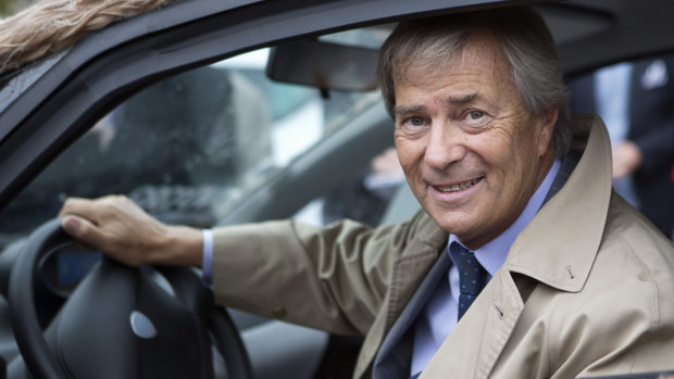 Charged: French billionaire Vincent Bollore.