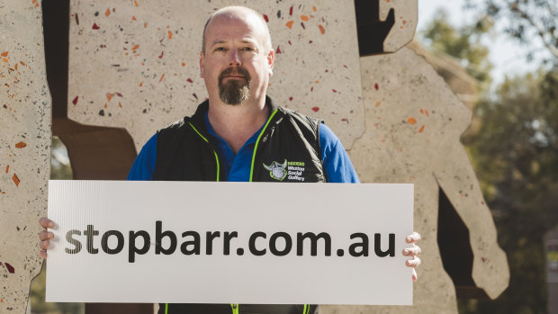 Stuart Ramshaw is outraged about a proposal to take control of community contributions away from Canberra clubs, and has launched a website to fight them. 