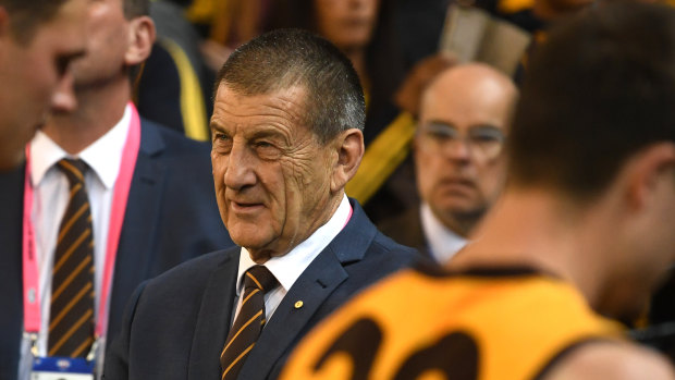Hawthorn president Jeff Kennett eventually backed away from his "new arrivals" comments.