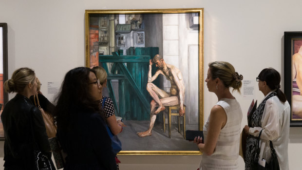 Nude exhibition at the Art Gallery of NSW in Sydney, 2016. 