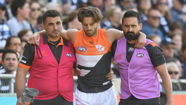 The Giants have had a series of injuries to key players, including co-captain Callan Ward back in round four.