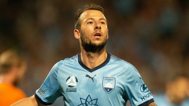 Up and away: Adam Le Fondre's first competitive game of football against an international opponent will come on Wednesday night in Japan.
