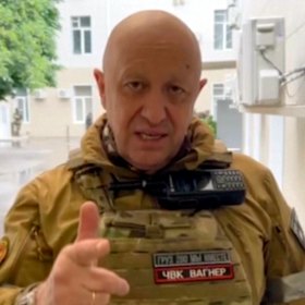 Yevgeny Prigozhin, the owner of the Wagner Group military company.