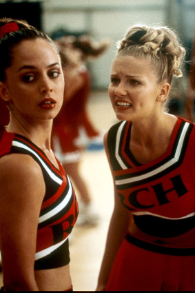 Eliza Dushku and Kirsten Dunst in the cult classic Bring It On. 
