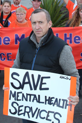 Paul Healey from the Health and Community Services Union is concerned about chronic understaffing within Victoria's mental health services.