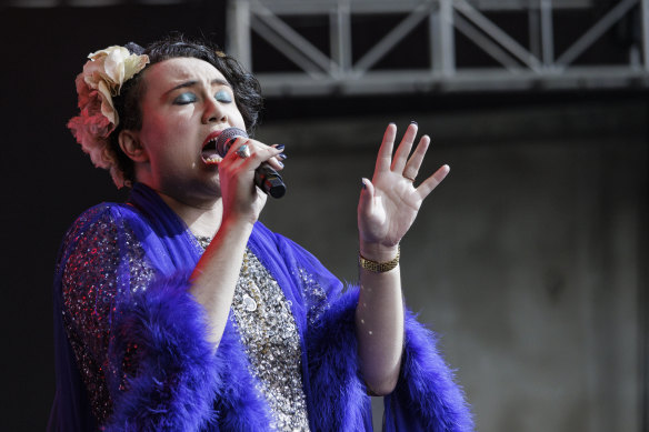 Mama Alto performs at the Midsumma Extravaganza. 