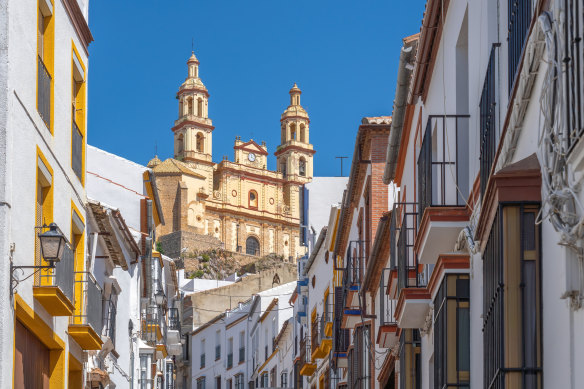 From our balcony, we can see the Church of Nuestra Senora de la Encarnacion.