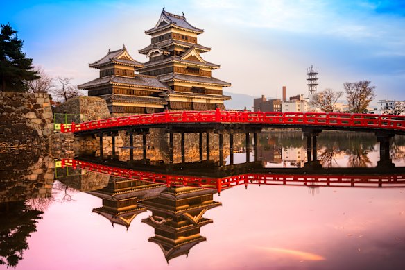 Shogun-era Matsumoto Castle has the oldest surviving castle tower in Japan.