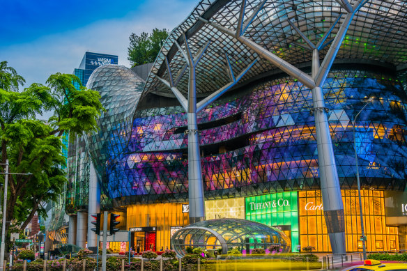Singapore’s Orchard shopping mall.