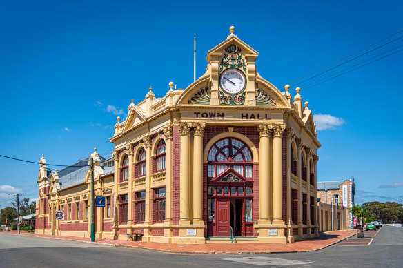 The historic Town Hall at Western Australia’s oldest inland town, York.