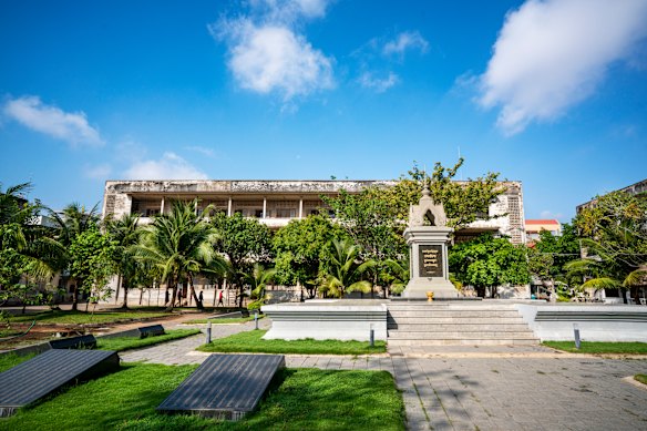 The Tuol Sleng Genocide Museum: a former secondary school used as Security Prison 21 by the Khmer Rouge regime.