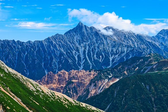 The spectacular Yarigatake, or Mount Yari.
