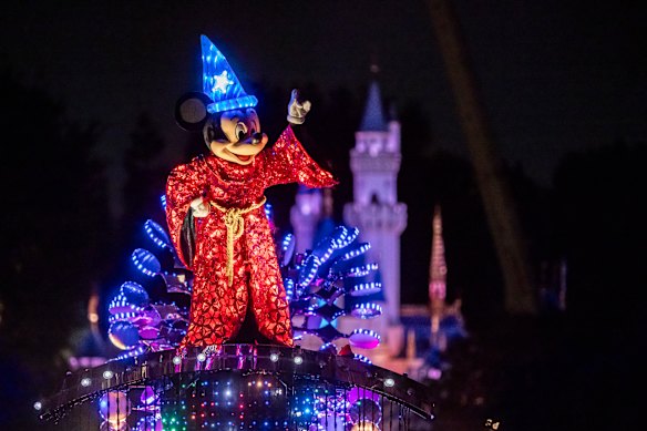 The “Paint the Night” parade will feature vibrant floats and more than a million brilliant LED lights.