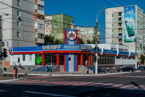A Sheriff supermarket in Tiraspol.