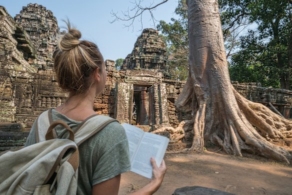 A guidebook and a time when  travel included spontaneous discoveries. 