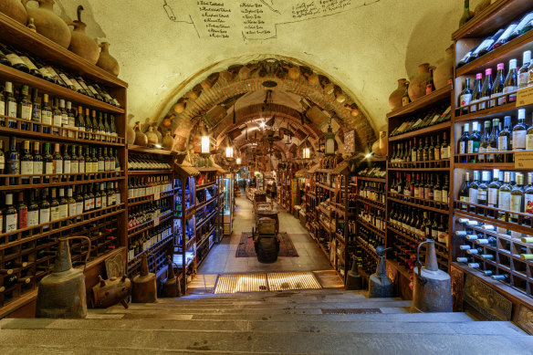 A wine cellar in Tbilisi’s old town.