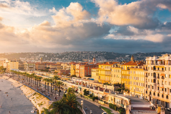 The Promenade des Anglais, Nice.