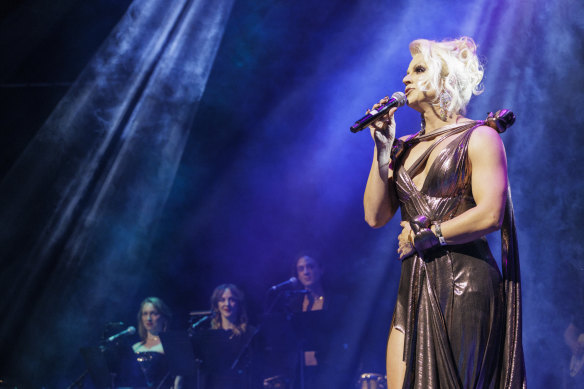 Courtney Act performs at the Midsumma Extravaganza.