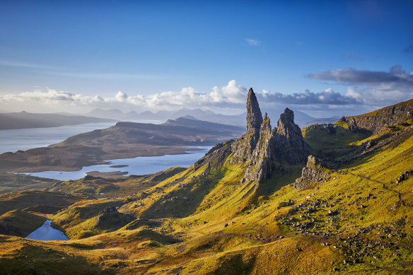 View over Old Man Of Storr, Isle Of Skye.